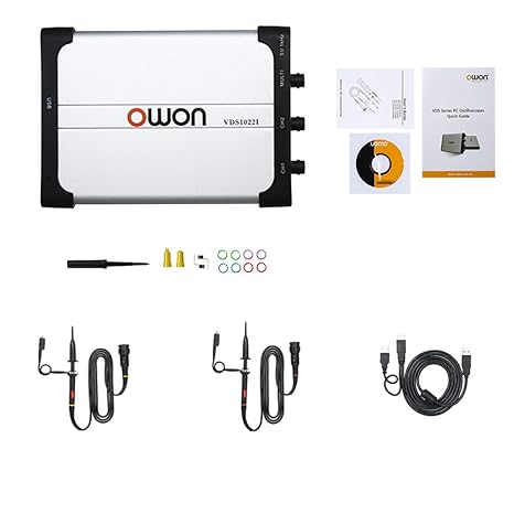 Owon VDS1022I USB PC Oscilloscope, MIT USB Isolation, 25 MHz