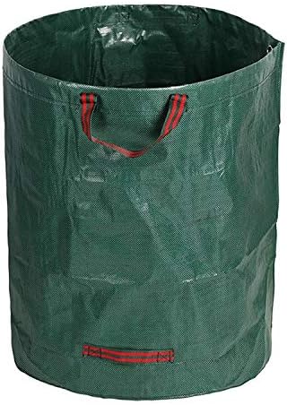 Garden Yard Waste Bags Sacks, Reuseable Gardening Lawn Leaf Bag,Garden Tote Debris Container Grass Bin Landscape Pool Leaves Collector,272 Liter