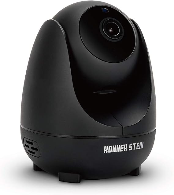 Wireless Security Camera, WiFi Indoor Camera Pan and Tilt Monitoring, HD 1080P Motion Detection, Night Vision, Remote Control, Two-Way Audio, with TF Card Slot and Cloud (Black)