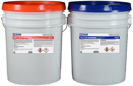 Polytek 75-65 Liquid Polyurethane Rubber (80lb Kit)