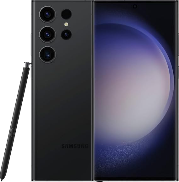 SAMSUNG Galaxy S23 Ultra 5G S9180 Dual 512GB 12GB RAM, 200 MP Camera, Factory Unlocked, GSM Global Model, Mobile Cell Phone Phantom Black