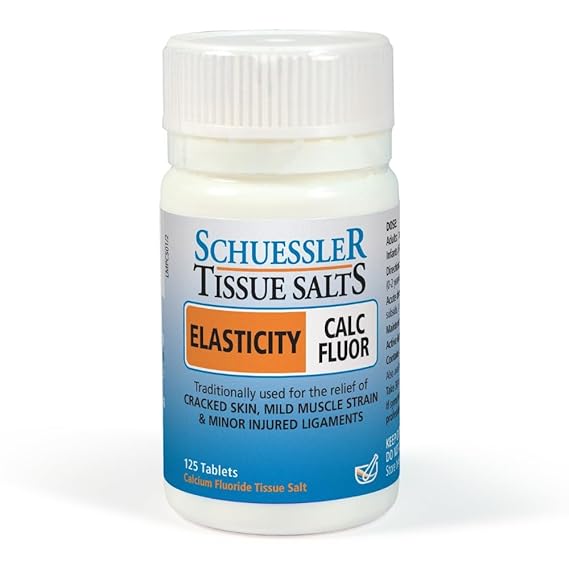 Schuessler Tissue Salts Calc Fluor No. 1, 6X Cell Salts, 125 Tablets