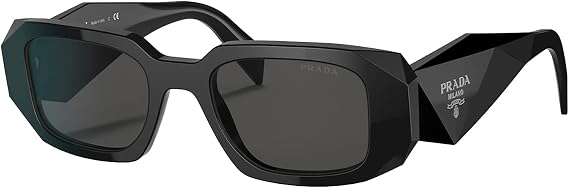 Prada PR 17WS, black/dark grey, 49, black/dark grey, 49