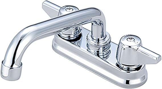 Central Brass 0094-A Central Brass Two Handle Shell Type Bar/Laundry Faucet Chrome