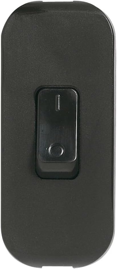 Legrand 040194e – Strait of Step Switch for Lamp (250 V) Black
