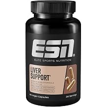 ESN Liver Support, 90 Capsules, with Milk Thistle, Choline & coenzyme Q10 – Made in Germany