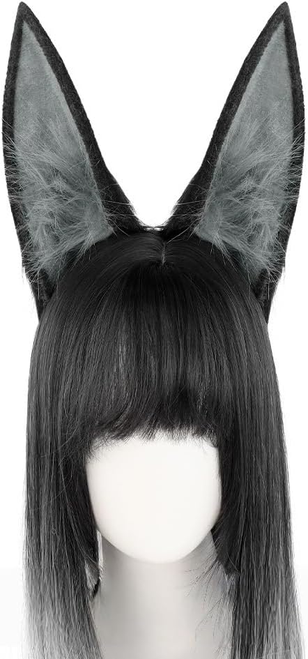 Zenless Zone Zero Hoshimi Miyabi Cosplay Animal Ears Headband, Comic Costume Headwear