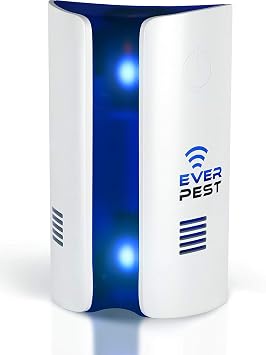 Ultrasonic Pest Repeller Plug in 1 Pack- Electronic and Electromagnetic Insect Control Defender - Roach Bed Bug Mouse Rodent Mosquito Bat Cockroach Squirrel Wasp Ultrasound King James