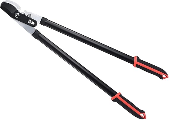 Kapoo Bypass Lopper 30 Inch Tree Trimmer with Compound Action, Chops Thick Branches with Ease, with 1.75" Cutting Capacity Tree Pruner B06 Red,Black,Loopers-b06