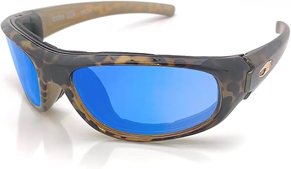 Sun Rider Mirror Lens Sunglasses with Leopard Tortoise Frame