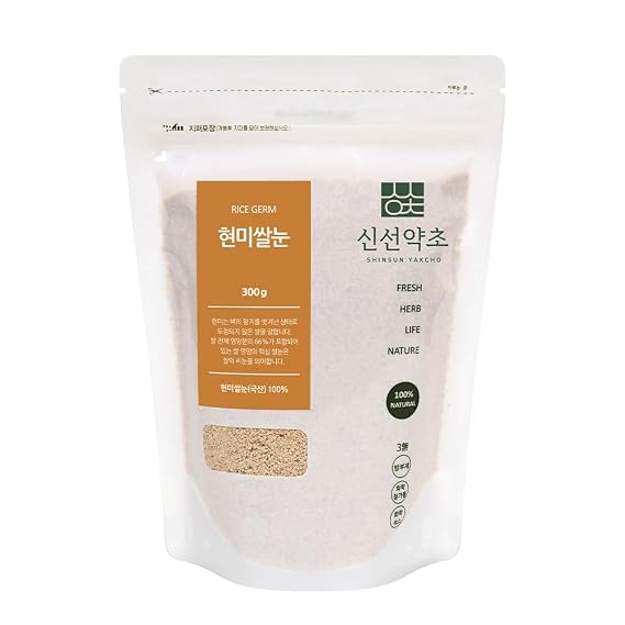 K-Herb Korean Rice Germ | 300g | 1 Pack, Embryo Bud of Brown Rice, 100% Natural, No Additives & Preservatives,