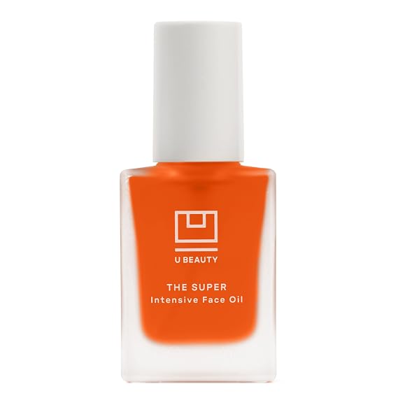 U Beauty Super Intensive Face Oil - Hyaluronic Acid Moisturizer - 30ml | Formulated with Avocado, Squalane + Jojoba Oil, hydrating, designed for dehydrated and aging skin
