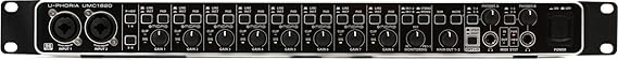 Behringer U-PHORIA UMC1820 USB Audio Interface with MIDAS Preamps, 18x20 I/O, and ADAT Expansion