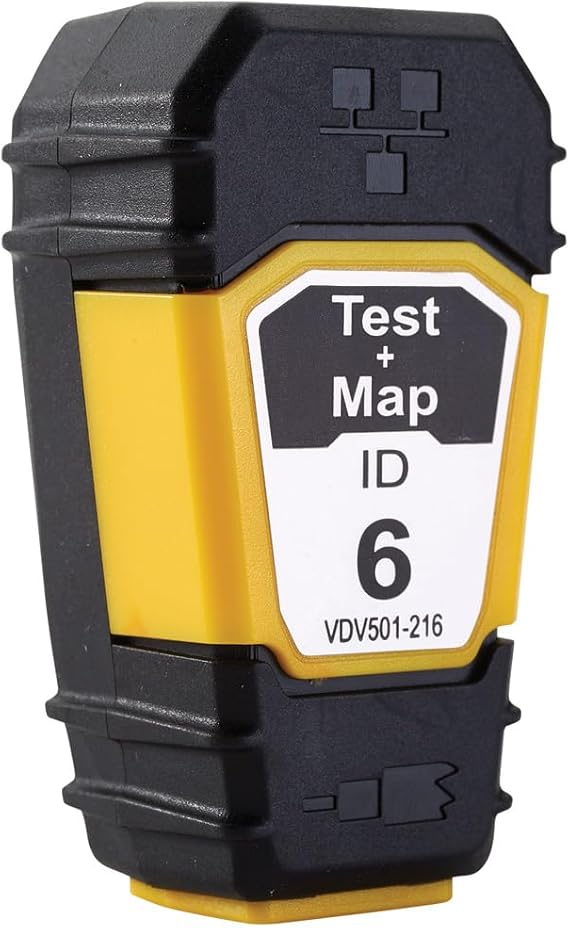 Klein Tools VDV501-216 Cable Tester Remote, Test + Map Remote #6 for Klein Tools Scout Pro 3 Cable Tester