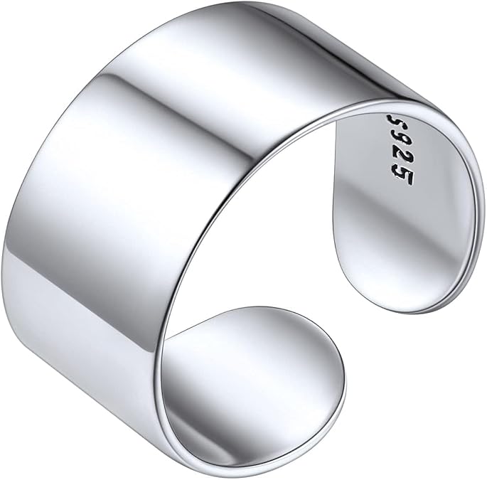 ChicSilver Toe Rings for Women 925 Sterling Silver Adjustable Toe Ring