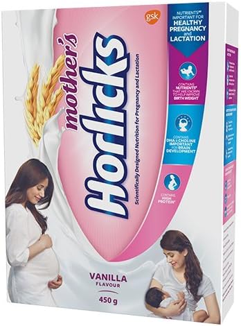 Mother's Horlicks  and Nutrition Drink - 450 g Refill Pack (Vanilla Flavor) | Refill Pack