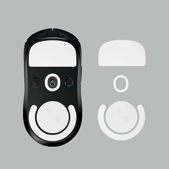Rounded Edges Mouse Skates,Suit for Logitech G Pro X Superlight,Wireless Gaming Mouse feet Replacement Compatible with G Pro X Performance Upgrade