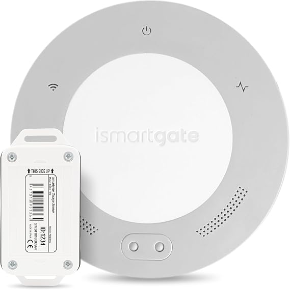 ismartgate LITE Smart Garage Door Opener Remote, APP Control, Compatible with Apple Homekit, Amazon Alexa, Google Assistant, IFTTT, Compatible with All Garage doors. Wireless sensor included.
