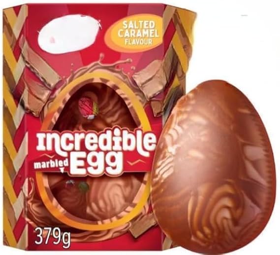 Salted Caramel Flavour Chocolate Easter Egg 379g "Indulgence in every bite, a moment of pure decadence" For All Occasions Birthday,Christmas,Easter,New Year