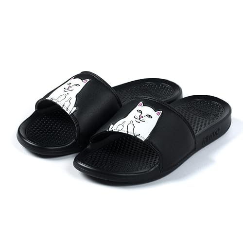RIPNDIP Lord Nermal Slides, Slippers for Summer, Slip On Shoes, Funny Cat Sandals for Men