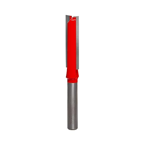 Freud 04-126: 3/8" (Dia.) Double Flute Straight Bit Red