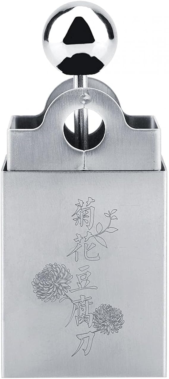 Tofu Grater Stainless Steel Tofu Mold Mesh Shredded Cutter for Cheese Jelly Cutting Restaurant Dish Decorating Maker