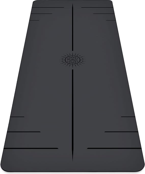 Plyopic Ultra Grip PRO Yoga Mat EXTREME Non-Slip Performance - Dry & Wet Grip - Smarter Alignment Lines - Comfortable & Sweat Resistant - For Yoga, Pilates & Hot Yoga