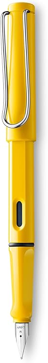 Lamy Safari Fountain Pen, Yellow Medium Nib (L18M)
