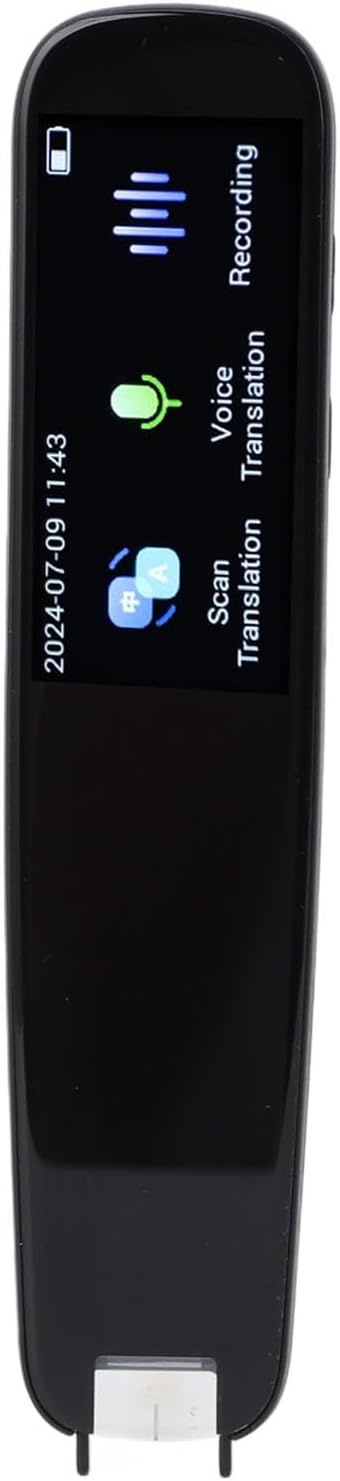 Translation Scan Pen, Mobile Scanner Translator, Reading Pen, 112 Language Translation Device, OCR Digital for Language Learners, Business Trip Meeting