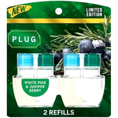 Feb-reze Odor-Fighting Fade Defy Plug Air Freshener 2 of 0.87 fl oz Refills White Pine & Juniper Berry