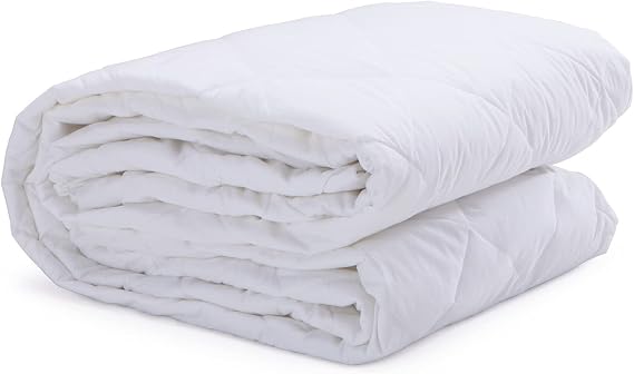 DOWNLITE Stearns & Foster Cotton Sateen Mattress Pad 400 Thread Count King Size