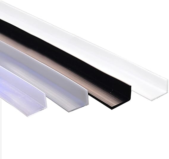 Water Barrier, Silicone Shower Threshold Water Barrier, Bath Drip Guard Edging Water Stopper Strip, Foldable Door Shower Screen Seal, Wet Room Floor Barrier, for Sink, Bathtub, Countertop Color