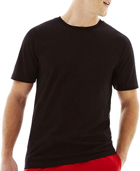 Xersion Xtreme Cotton Tee (Black, Large)