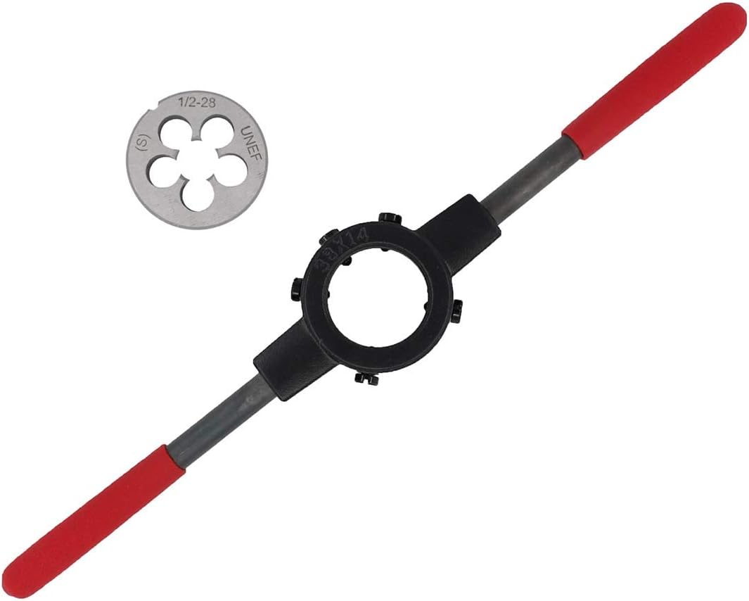 MOTOKU 12-28 Heavy Duty Die and Die Stock Handle Wrench Holder Combo 22LR 223 5.56 9mm