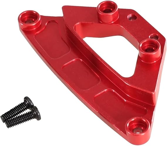 RCアクセサリー Compatible With MJX For HYPER GO 1/14 RCカーアップグレードパーツ メタルフロントシェルピラー固定パーツ 適合14301 14302 14303Red