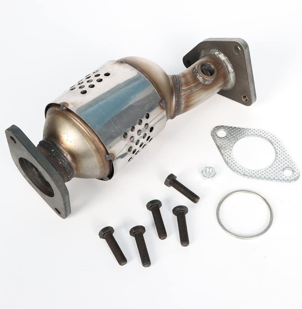 Compatible with 05-18 Nissan Frontier 05-15 Xterra 4.0L Catalytic Converter Set Front & Rear 16468