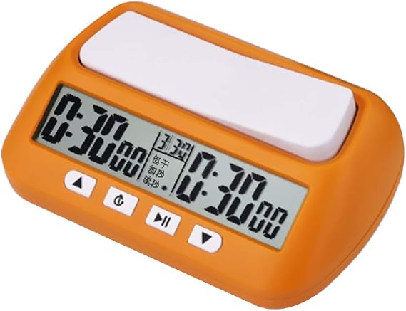 Chess Clock Professional Portable Digital Chess Board Competition Countdown Game Electronic Alarm Stop Timer Clock