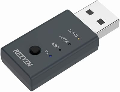 WT-HD06 aptx HD Audio Adapter Bluetooth 5.0 Transmitter USB Wireless Sound Card Gray