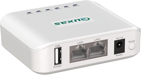 LP-N110W Wireless Print Server for USB Printer, Easy USB Sharing and Stable Network Printing Compatible with Windows, macOS, for Home Office