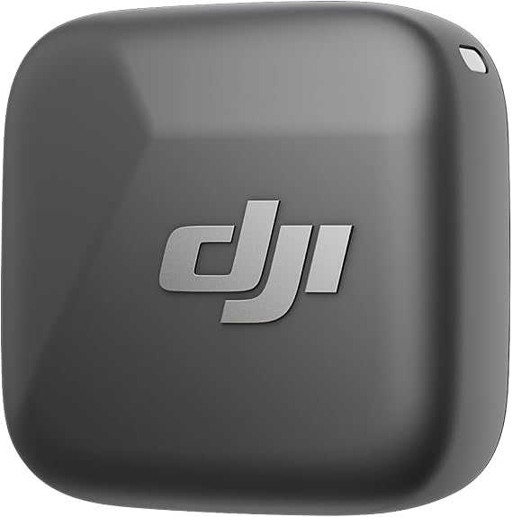 DJI Mic Mini Transmitter (Infinity Black), Ultralight, Detail-Rich Audio | DJI OsmoAudio, Noise Cancelling, Wireless Microphone for Camera/iPhone/Android, Vlog, Streaming