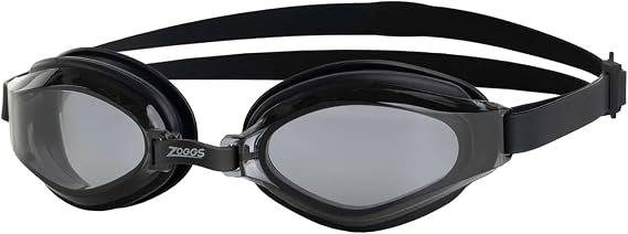 Zoggs Unisex Adult Endura Max Adjustable Swimming Goggles with Comfortable Soft Silicone Gasket & Anti-Fog UV Lenses