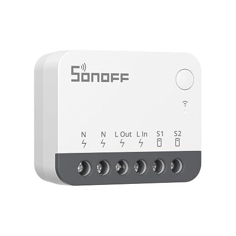 ZigBee Mini Akıllı Anahtar, SONOFF ZBMINIR2 Işık Anahtarı, Alexa, SmartThings Hub, Google Home ve SONOFF ZBBridge ile Uyumlu, ZigBee 3.0 Ağ Geçidi Hub Gerekli