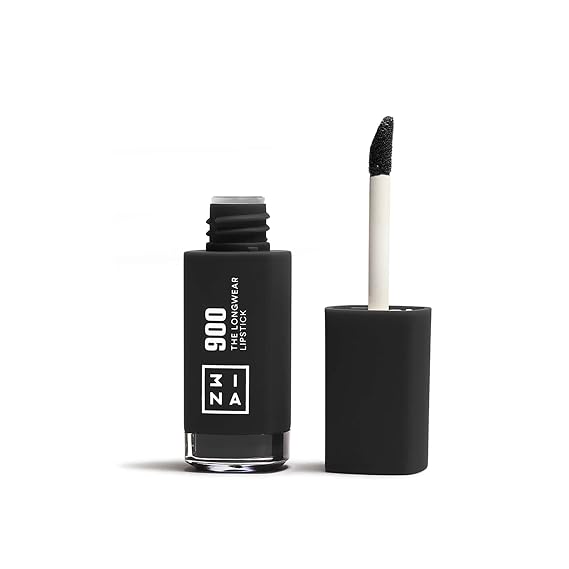3Ina The Longwear Lipstick - 900 Black Lipstick Women 0.2 oz