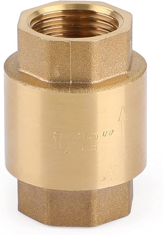 DN15 1/2"NPT In-Line Check Valve Brass Spring Loaded Inline 200PSI