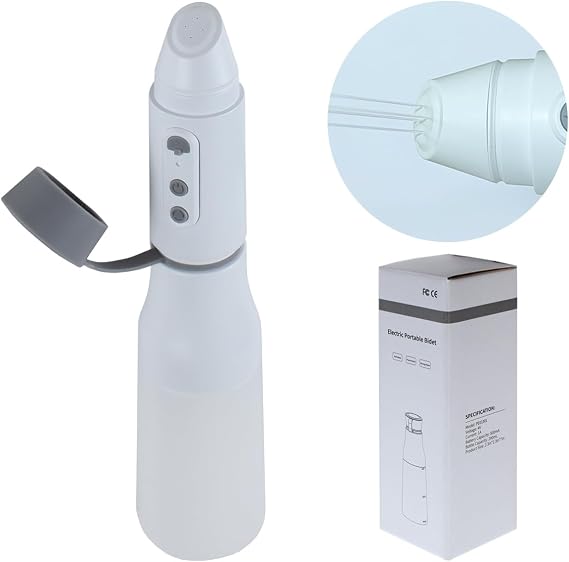 Portable Bidet for Travel, High Pressure Portable Handheld Electric Bidet Sprayer, Portable Bidet Attachments for Women and Men, Bathroom Jet Spray for Toilet