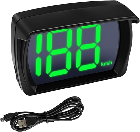 DUSCOKE Car HUD GPS Digital Speedometer with KM/H Speed Meter