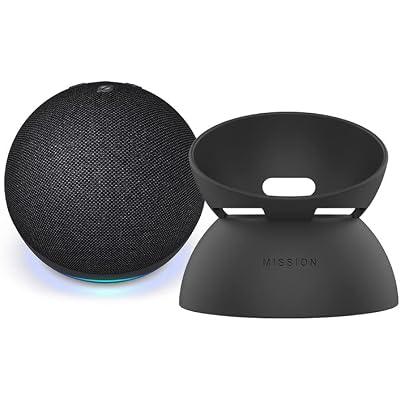 Echo Dot Bundle: Includes Echo Dot (5th Gen) Charcoal and Battery Base, Charcoal