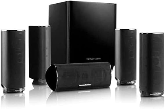 Harman Kardon HKTS 16BQ 5.1 Channel Home Theater Speaker Package (Black)