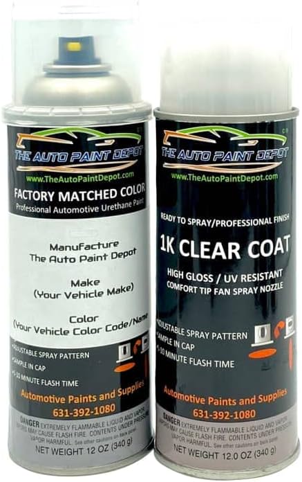 Auto Paint Depot Touch Up Paint for Chrysler Crossfire-Bright Silver Metallic 775/9775 (All Years, All Models) Aerosol Spray with Clear Coat