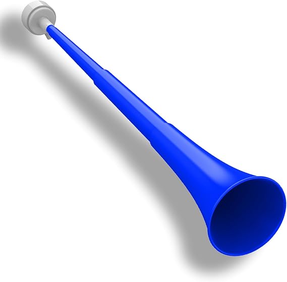 Stadium Horn Vuvuzelas Soccer Noisemakers Collapsible Blow Trumpet Horns | 24inch Noise Maker Loud Sound Handheld Sports Blow Horn Noisemaker for Sports Events Party Supplies Favors Games Accessories